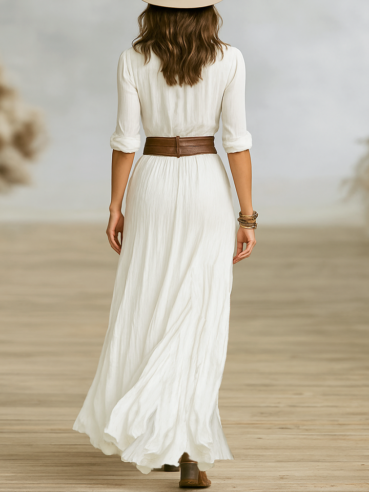 Alba | Robe longue maxi avec ceinture incluse